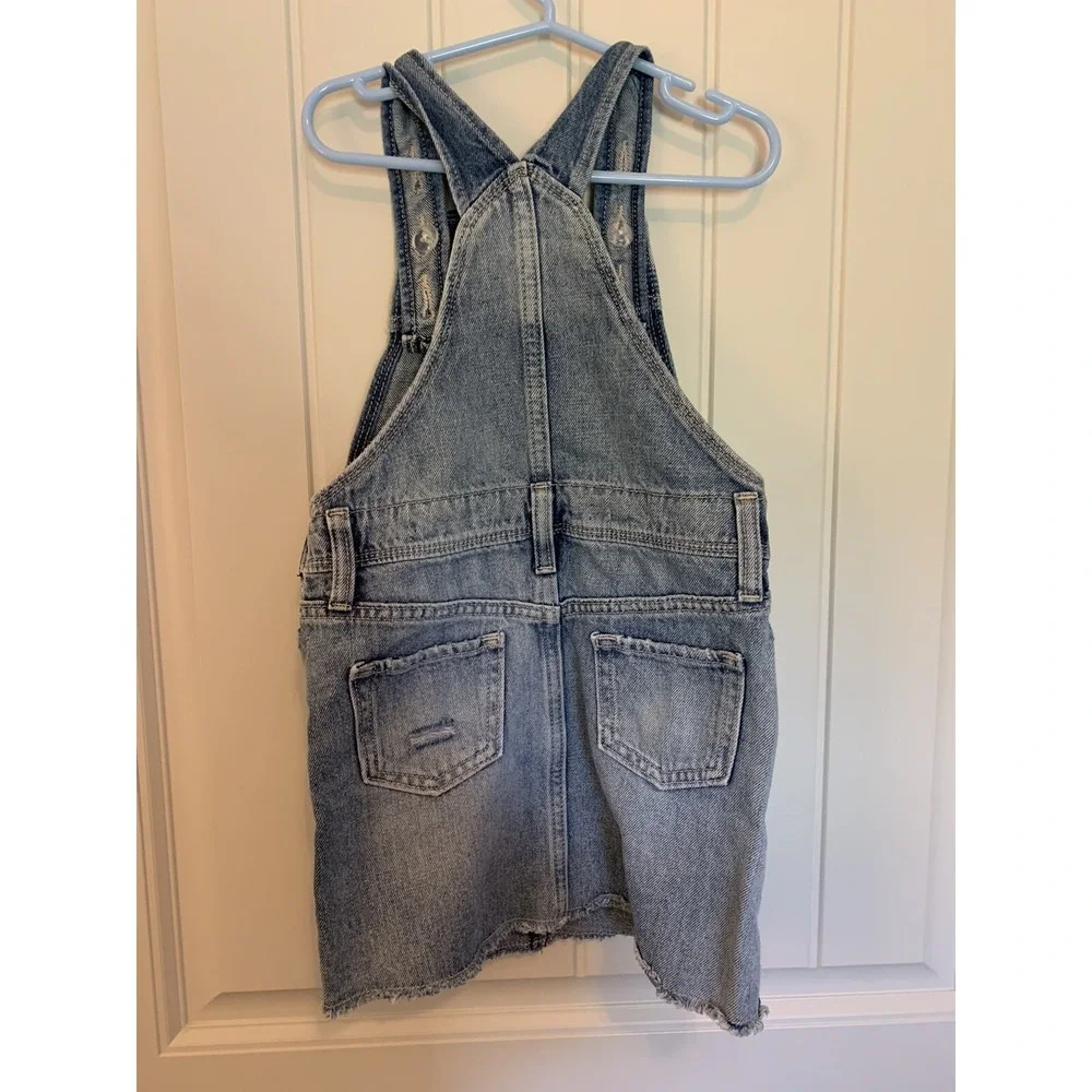 Old Navy Overall Denim Dress Girl‎ Size XS 5